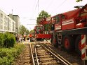 KVB Bahn entgleist Koeln Suelz Hermeskeilerstr Am Beethovenpark P069